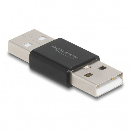 "Delock Adapter Gender Changer USB 2.0 Typ-A Stecker zu Stecker Metall"