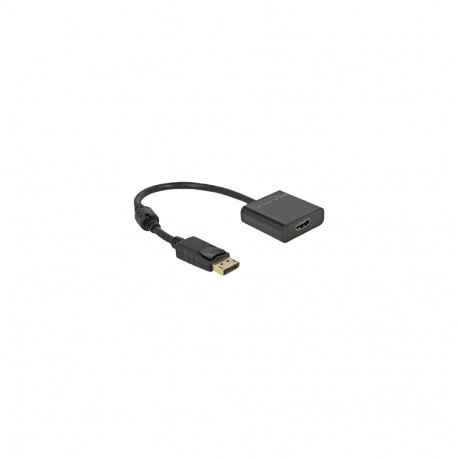 Delock DisplayPort 1.2 pistik - HDMI pesa 4K aktiivne adapter, must