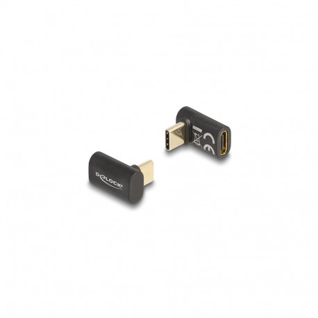 "Adapter USB 40 Gbps USB Type-C™ PD 3.0 100 W Stecker zu Buchse gewinkelt 8K 60 Hz"