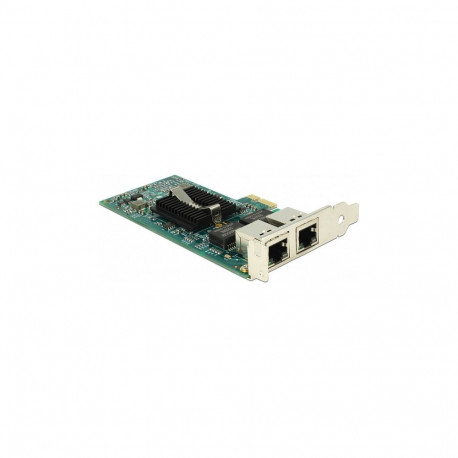 Delock PCI Express x1 Gigabit LAN võrgukaart 2 x RJ45 i82576