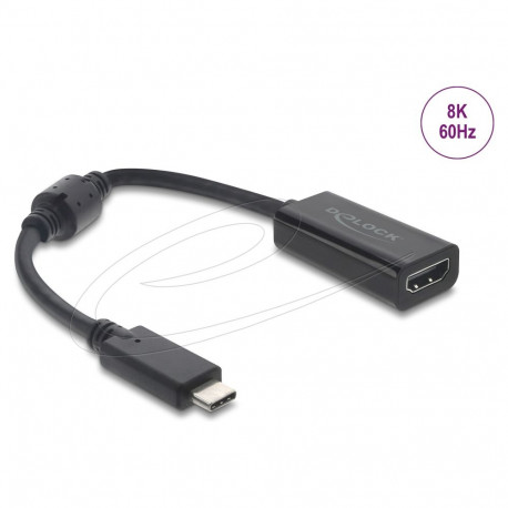 Delock USB Type-C HDMI adapter (DP Alt Mode) 8K 60 Hz HDR ja HDCP must