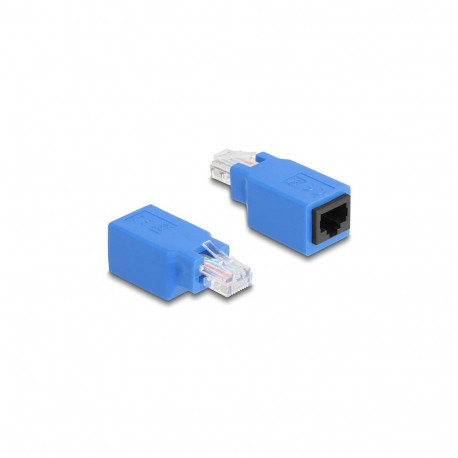 Delock RJ45 rollover adapter pistik-pesa