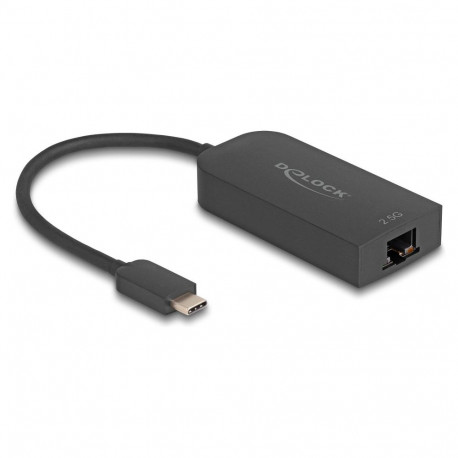 "Delock USB Type-C™ Netzwerk Adapter 2,5 Gigabit LAN 1 x RJ45 ASIX"