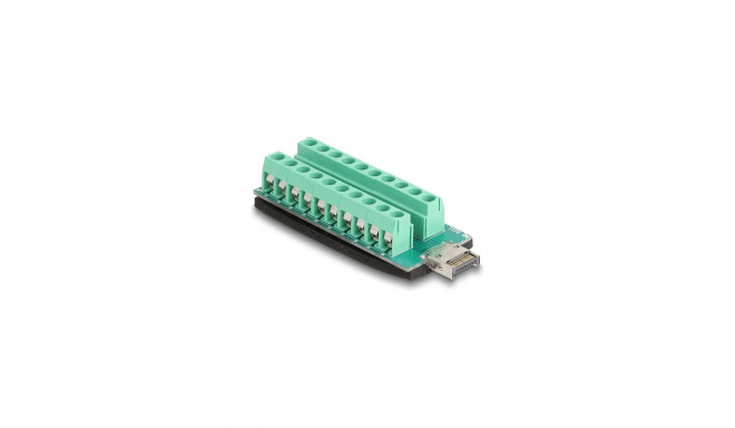 USB Type-E Key A pistik terminalploki adapter, 20 Pin