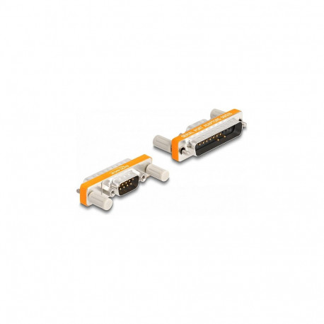 Adapter D-Sub 9-kontaktiliselt pistikult mutritega D-Sub 25-kontaktilisele pistikule kruvidega