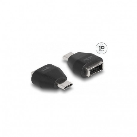 "Adapter USB Type-C™ Stecker zu USB 10 Gbps Typ-E Key A Buchse schwarz"