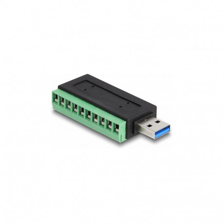 "Delock USB 3.2 Gen 1 Typ-A Stecker zu Terminalblock Adapter"