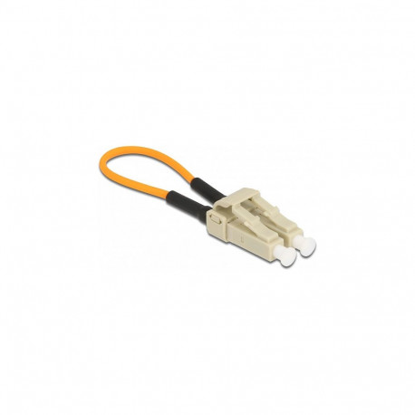"Delock LWL Loopback Adapter LC / OM1 Multimode beige"