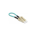 "Delock LWL Loopback Adapter LC / OM3 Multimode beige"