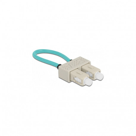 "Delock LWL Loopback Adapter SC / OM3 Multimode beige"