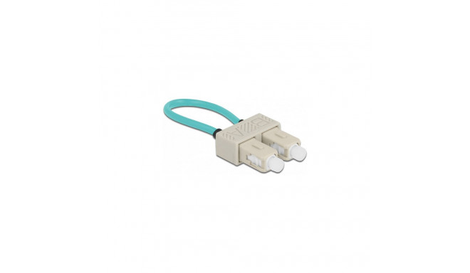 "Delock LWL Loopback Adapter SC / OM3 Multimode beige"