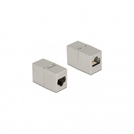 "Delock Adapter RJ45 Buchse zu RJ45 Buchse Cat.6A Metall"