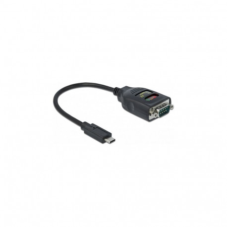 Delock adapter USB Type-C™ 1 x seriell RS-232 DB9 15 kV ESD kaitsega