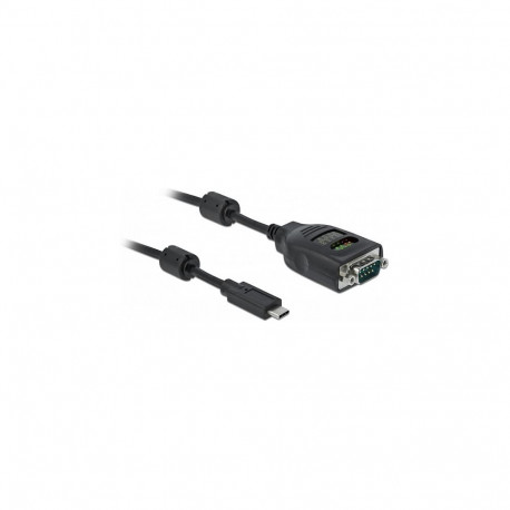 USB Type-C™-i jadaliidese DB9-adapter 9 LED-iga RS-232 tester