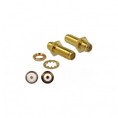 "Delock Adapter SMA Buchse zu RP-SMA Buchse zum Einbau 3 GHz"