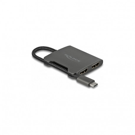 "Delock USB Type-C™ Splitter (DP Alt Mode) zu 2 x HDMI MST 4K 60 Hz"