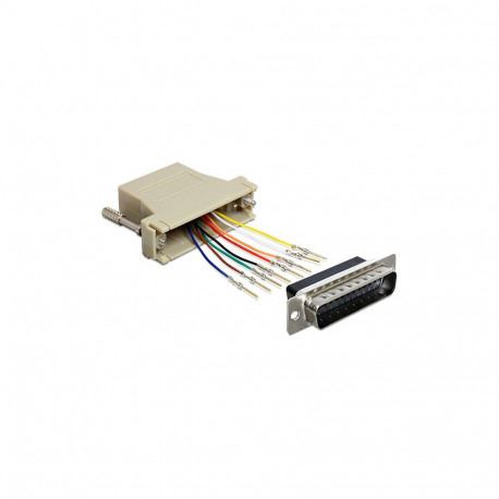 D-Sub 25-kontaktilise pistiku > RJ45-pesa paigalduskomplekt