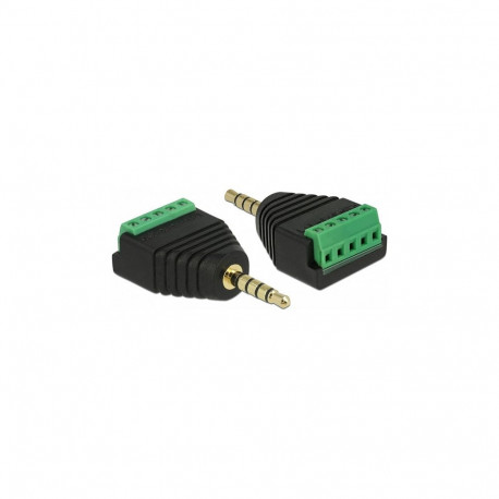 "Delock Adapter Klinkenstecker 3,5 mm zu Terminalblock 5 Pin"