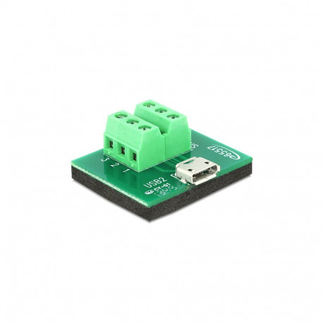"Adapter Micro USB Buchse > Terminalblock 6 Pin"