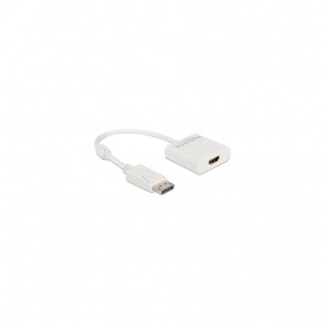 "Adapter DisplayPort 1.2 Stecker zu HDMI Buchse 4K Aktiv weiß"