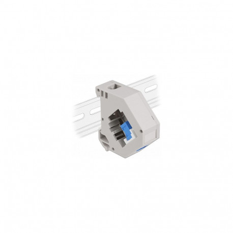 "Delock Hutschienenadapter mit Keystone SC Simplex Buchse zu SC Simplex Buchse blau"
