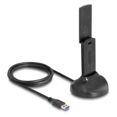 Delock Wi-Fi 6 kaheribaline WLAN USB-adapter AX1800 (1201 + 574 Mbps)