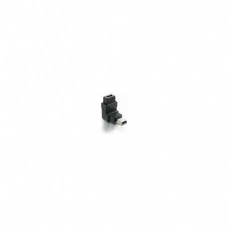 "Adapter USB-B mini 5 Pin Stecker zu Buchse 90°gewinkelt"