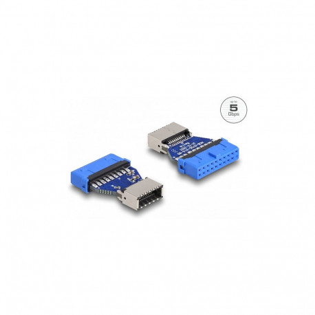 "Delock USB 5 Gbps Adapter Pfostenbuchse zu intern Typ-E Key A Buchse"