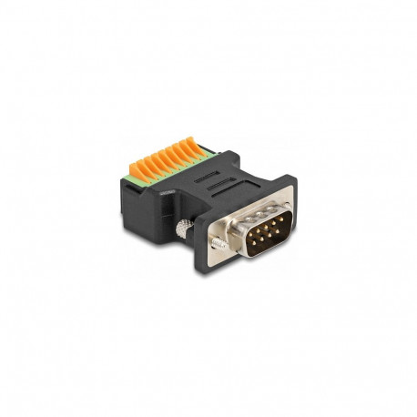 D-Sub 9 pistiku klemmliistu adapter surunupuga