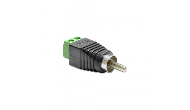 "Adapter Cinchstecker > Terminalblock 2 Pin"
