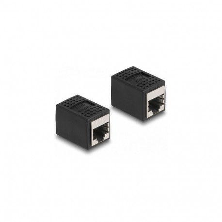"Adapter RJ45 Buchse zu RJ45 Buchse Cat.6A schwarz"