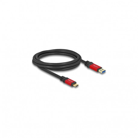 "USB 10 Gbps Kabel USB Typ-A Stecker zu USB Type-C™ Stecker 2 m rot Metall"