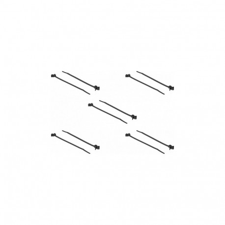 "Delock Kabelbinder mit Spreizanker L 160 x B 4 mm schwarz 10 Stück"