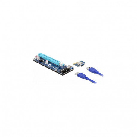 PCI Express x1–x16 riser-kaart 60cm USB-kaabliga