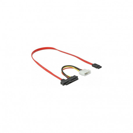 "Delock Kabel SAS SFF-8482 + Power > 1 x SATA 7 Pin 0,5 m"