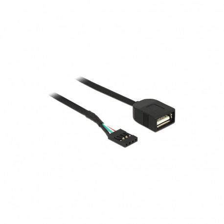 "Delock USB Kabel Pin Header Buchse > USB 2.0 Typ-A Buchse 40 cm"