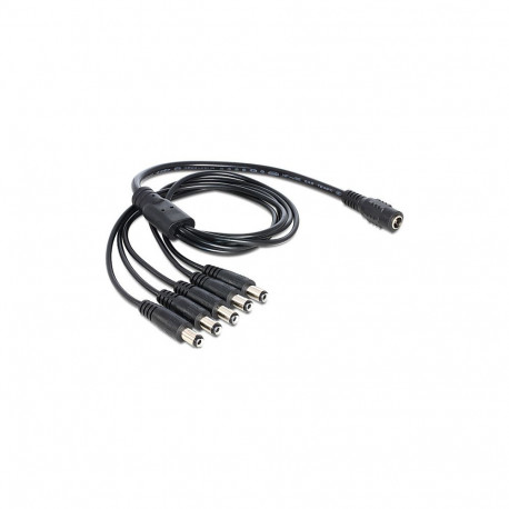 Delock DC-jagajakaabel 5,5 x 2,1 mm 1 x pesa > 5 x pistik