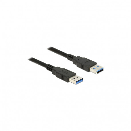 "Delock USB 5 Gbps Kabel Typ-A Stecker zu Typ-A Stecker 3 m schwarz"
