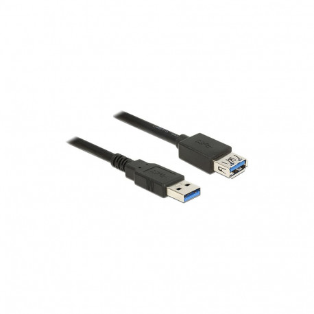 "USB 5 Gbps Verlängerungskabel Typ-A Stecker zu Buchse 5 m schwarz"