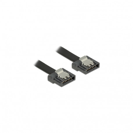 "Delock SATA 6 Gb/s Kabel 50 cm schwarz FLEXI"