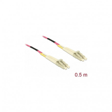 Delock LC - LC Multimode OM4 valguskaabel 0,5 m