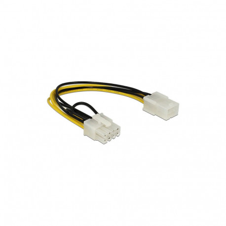 "Delock Stromkabel PCI Express 6 Pin Buchse > PCI Express 8 Pin Stecker 20 cm"