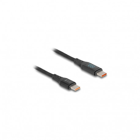 "Delock USB 2.0 Daten- und Schnellladekabel USB Type-C™ Stecker zu Stecker PD 3.1 140 W mit Leistung