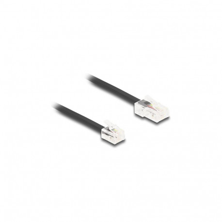 Delock telefonikaabel RJ45 pistik - RJ11 pistik must 5 m