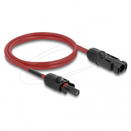 "Delock DL4 Solar Kabel 6 mm² Stecker zu Buchse 1 m rot"