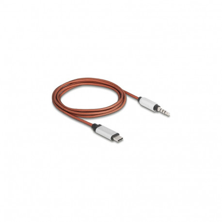 AUX-kaabel USB Type-C™-pistikust 3,5mm 4-kontaktilise pistikuni, 1,2m