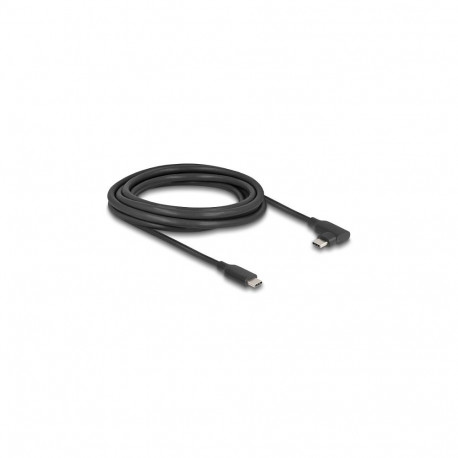 "Aktives USB 10 Gbps Kabel USB Type-C™ Stecker zu Stecker gewinkelt links / rechts 3 m 8K PD 60 W mi