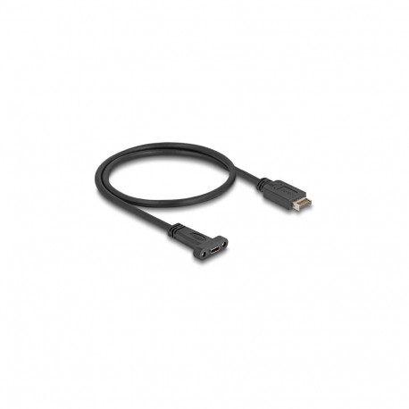 "USB 10 Gbps Kabel USB Typ-E Key A 20 Pin Stecker zu USB Type-C™ Buchse zum Einbau 50 cm"