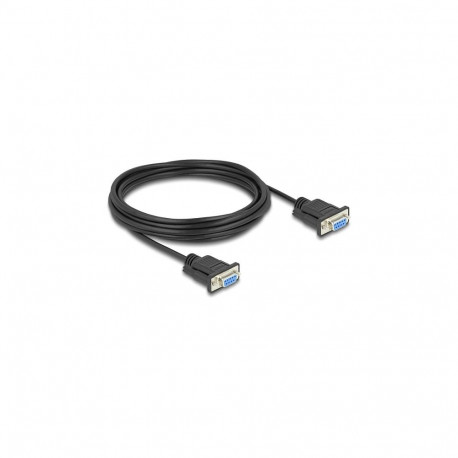 "Delock RS-232 Kabel Seriell D-Sub9 Buchse zu Buchse mit schmalem Steckergehäuse 5 m"