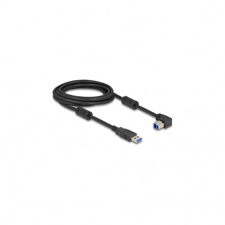 Delock USB 5 Gbps kaabel A-tüüpi pistik B-tüüpi pistik 90° allapoole nurga all 3 m